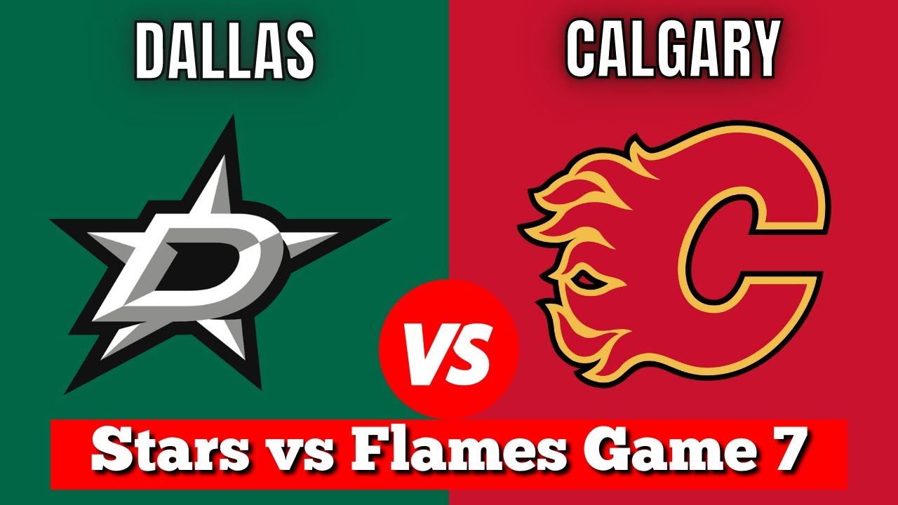 Dallas Stars vs Calgary Flames Game 7 Live NHL Play by Play and Chat