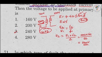 TNEB AE ELECTRICAL PREVIOUS YEAR QUESTION PAPERS 2018 PART -02