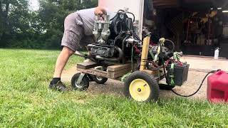 Vintage VW race engine 82 mm roller 2276cc first time start in the state of Indiana … 🔥😜🔥￼