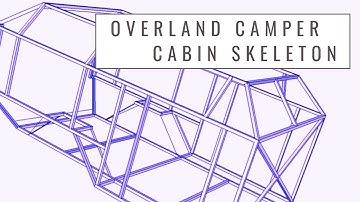 DIY Overland camper trailer build: cabin part 1 - skeleton construction
