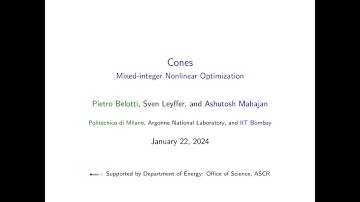 Lecture 33: Cones, by Pietro Belotti.