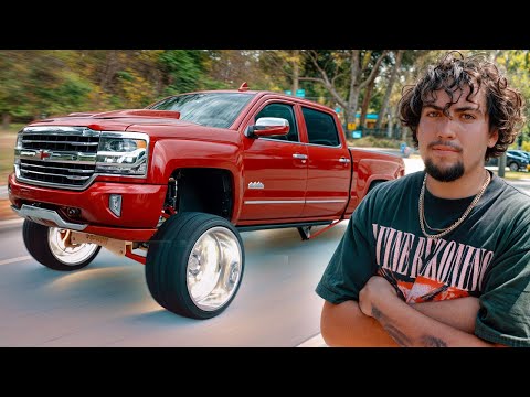 The BADDEST Lifted Silverado 26x16 S Invaded Daytona
