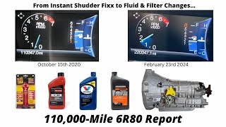From Instant Shudder Fixx To Fluid and Filter Changes 110,000 Miles Later (Unedited)