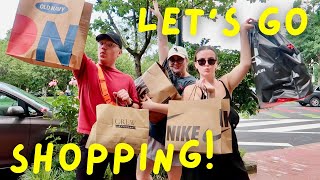outlet mall shopping adventure! | looking for men's summer essentials