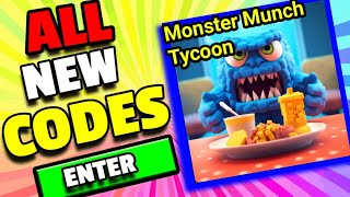 Monster Munch Tycoon Codes (December 2023)