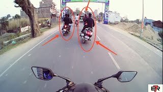 Crazy Squad On Scooty | Trying To Show His Skill | Street Race