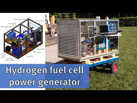 How to make a hydrogen fuel cell power generator