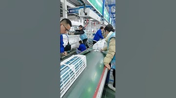 Air conditioner internal assembly line#assemblyline #productionline #conveyer #factory  #2357