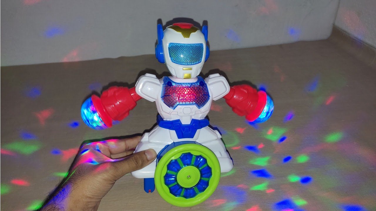 Rc Robot Car Toy Dancing Rotate Wheel Toy For Kids Unboxing & Testing ...