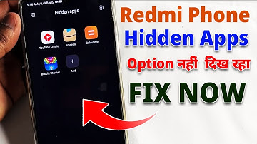 Fix - Redmi Hidden App Option Not Showing | Redmi Ke Phone Me Hidden Apps Ka Option Nahi Aa Raha Hai