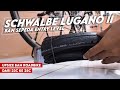 PASANG BAN SEPEDA UPSIZE 700x25C di Rim 700x23C - SCHWALBE LUGANO II