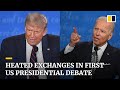 Interruptions and insults dominate first Trump-Biden US presidential debate
