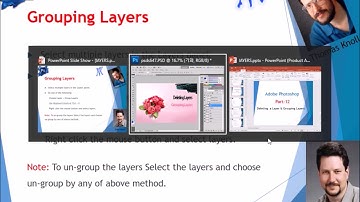Deleting layers & Grouping layers in adobe Photoshop cs6