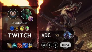 Twitch ADC vs Aphelios - EUNE Challenger Patch 10.14