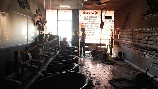 Arlington nail salon severely damaged in Sunday fire