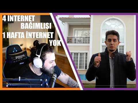 Elraenn - 4 İnternet Bağımlısını 1 Hafta İnternetsiz Villaya Kapatmak İzliyor