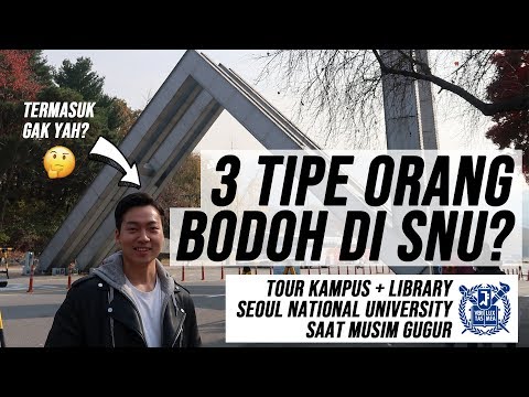 [VLOG 06] 3 TIPE ORANG BODOH DI SNU? (TOUR KAMPUS + LIBRARY SEOUL NATIONAL UNIVERSITY)