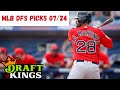 Draftkings MLB DFS Picks | July 24th