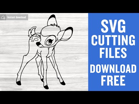 Bambi Svg Free Cutting Files for Silhouette Cameo Free Download