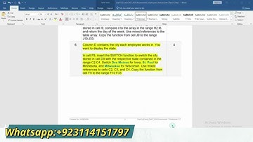 Exp19_Excel_Ch07_HOEAssessment_Employees | Excel Chapter 7 Hands-On Exercise Assessment – Employees
