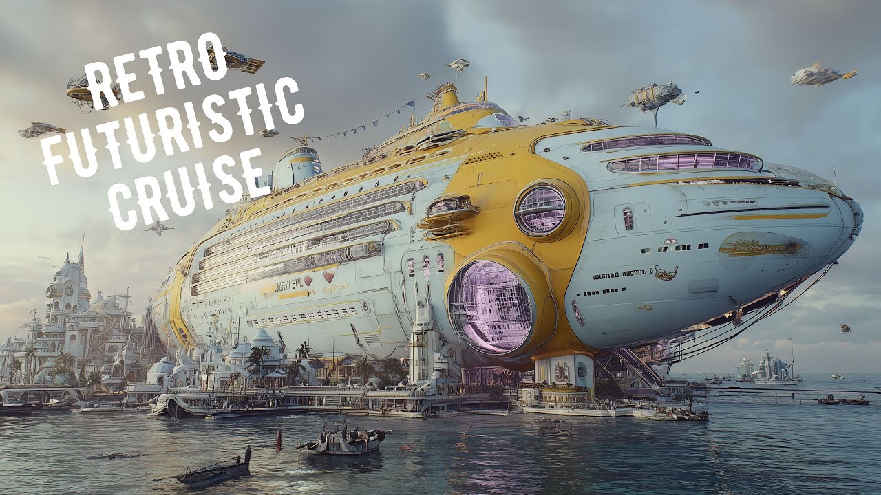 🎬 Retrofuturistic Cruise 🚢 Путешествие в будущее при помощи ИИ