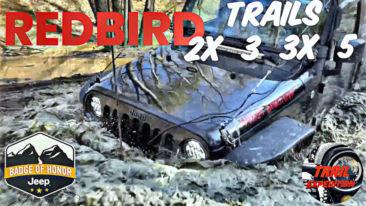 Почётные тропы Redbird SRA Jeep Badge of Honor — хаотичное месиво из грязи и сломанных деталей