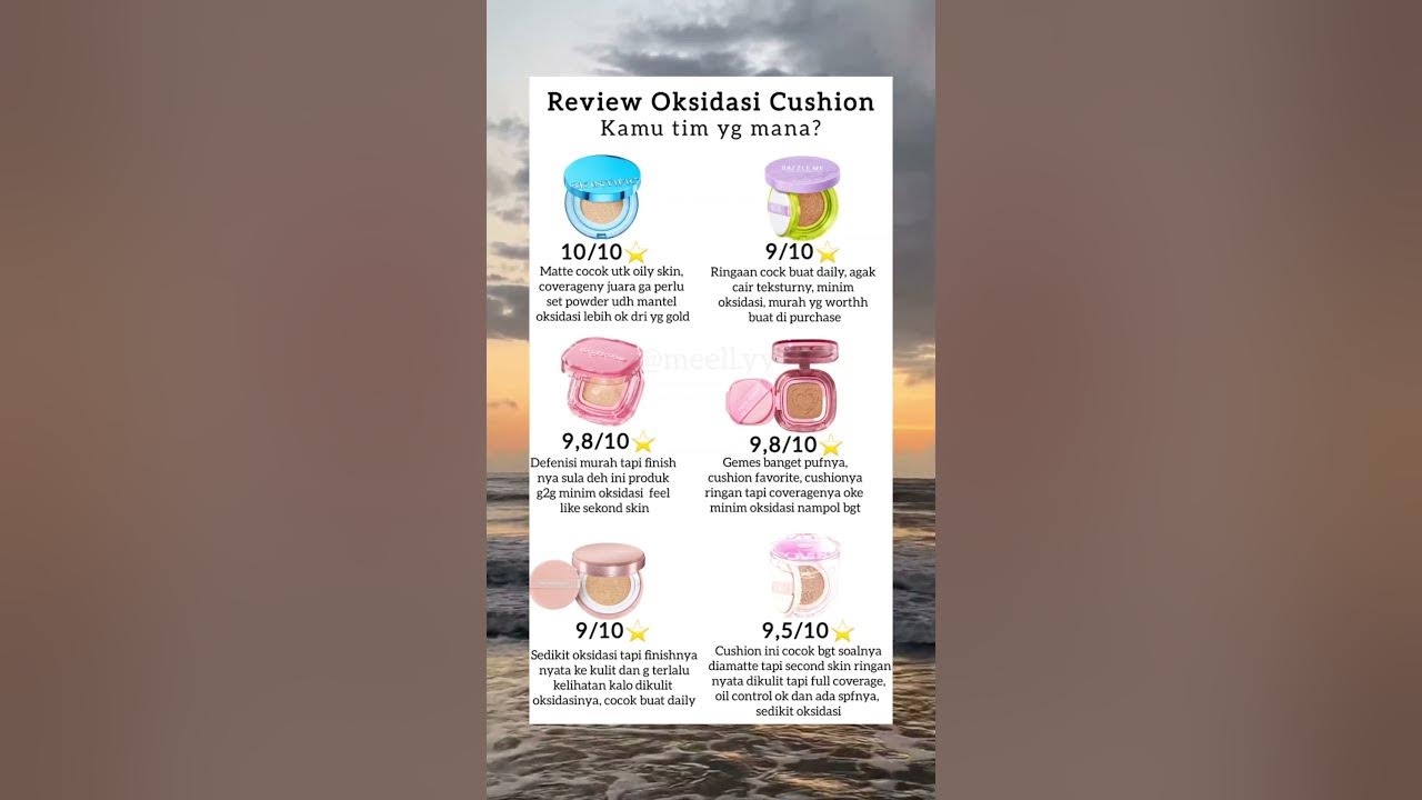 Rekomendasi cushion #cushion #cushion_cover #skintific #dazzleme #glad2glow