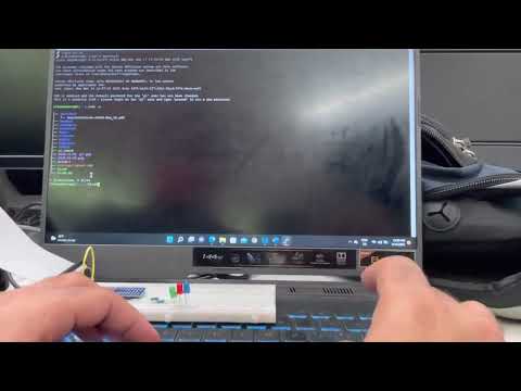 To glow led using c program and python program in raspberry pi.