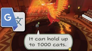 Google Translate changed this Paper Mario boss fight [Fire Vellumental]