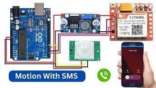 PIR Sensor Based Security Alarm Using Arduino | GSM Home Security | PIR Motion Sensor Alarm