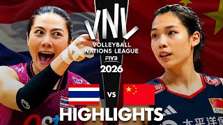 CHINA 🇨🇳 vs THAILAND 🇹🇭 | Highlights | Women's VNL 2026