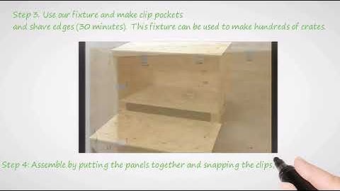 DIY Heavy duty Plywood Crate for Shipping and Storage