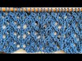 How to knit an easy lace stitch pattern 4 rows only   so woolly
