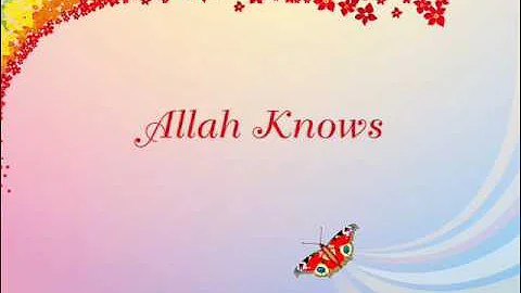 Zain Bhikha / Allah Knows / Allah Knows