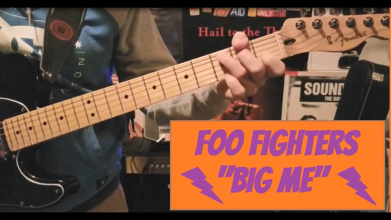 Foo Fighters Big Me Guitar Lesson +Tutorial HOW TO PLAY Easy Guitar Chords for Beginners