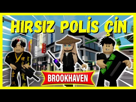 👮HIRSIZ POLİS 6💫ÇİN SOYGUNU🚌ROBLOX Brookhaven🏡RP