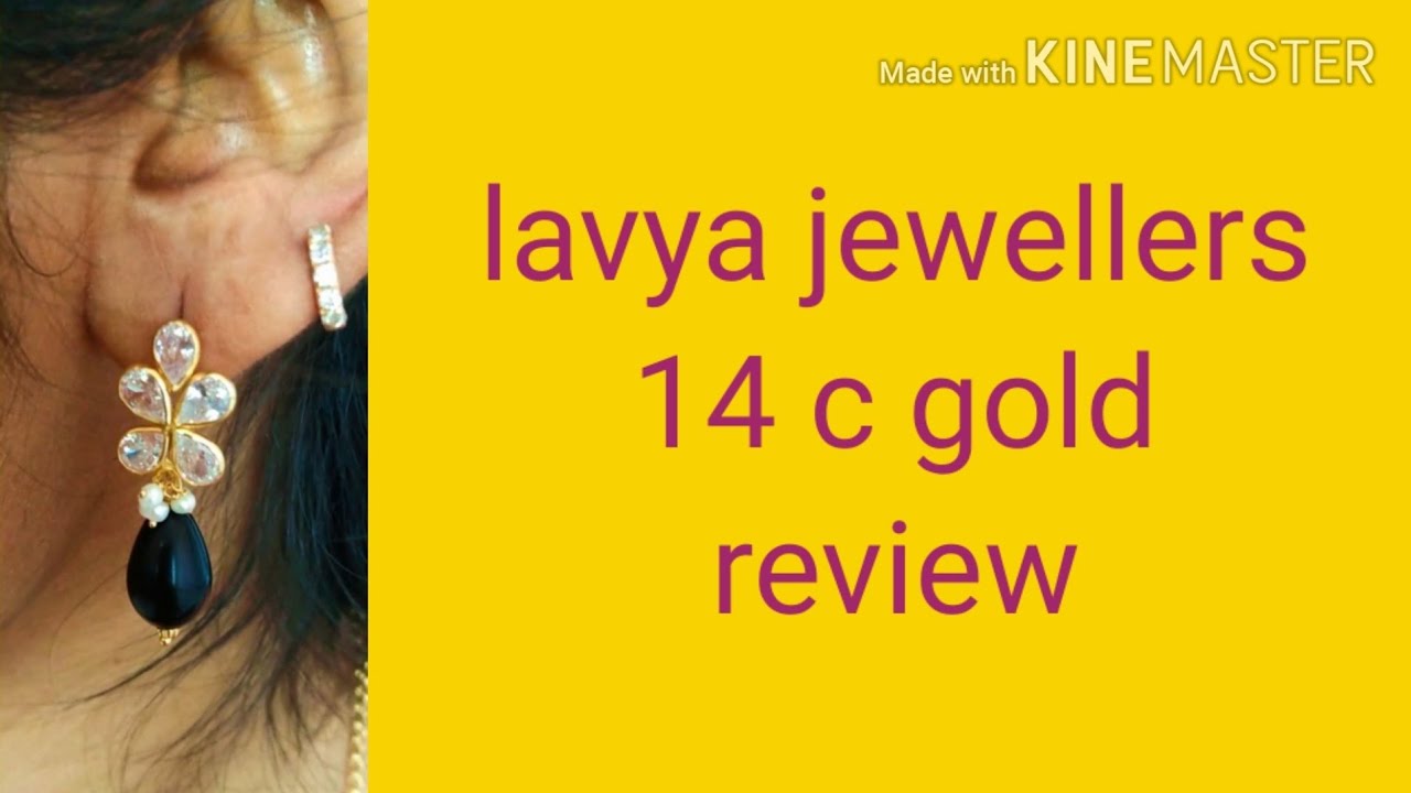 Lavya jewellers 14c earrings review YouTube