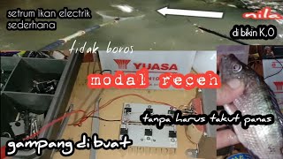 CARA MEMBUAT SETRUM IKAN ELECTRIK PAKAI ENAM BUAH TRANSISTOR TIP [ super dasyat