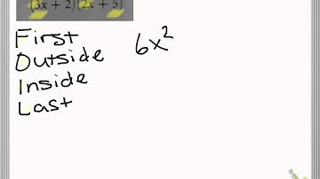 multiply binomials using FOIL