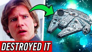 Why Han Solo Destroyed The Millennium Falcon