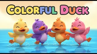 Learn Colors with the Colorful Duckling Song | Fun Kids Learning Video