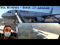 Tripreport  aegean athnes  sofia sur airbus a320  35 excellente prestation pilotes brusques