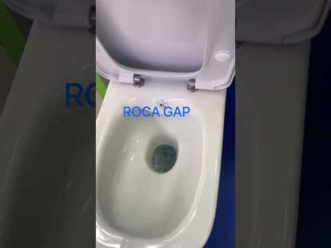 Как смывает унитаз Roca Gap