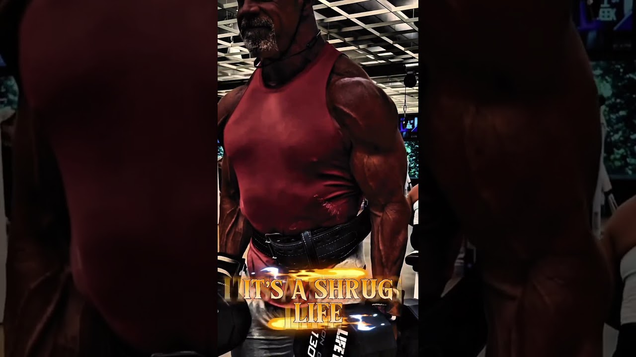 It’s a shrug life #motivation #workout #muscle #shruglife