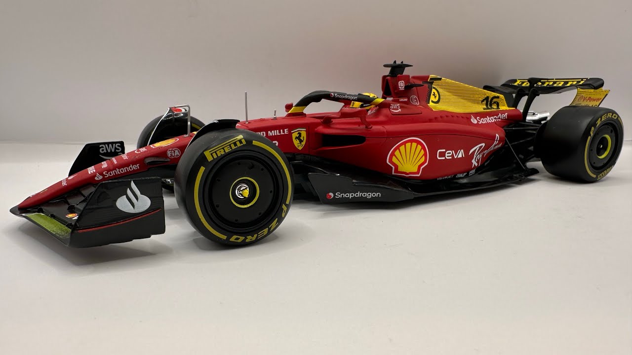 Modèle Réduit Ferrari SF90 1:24 - Charles Leclerc 2019 - Les Grandes Ferrari F1