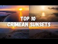 Крым от Керчи до Оленевки ТОП 10 закатов с квадрокоптера / Crimea TOP 10 sunsets