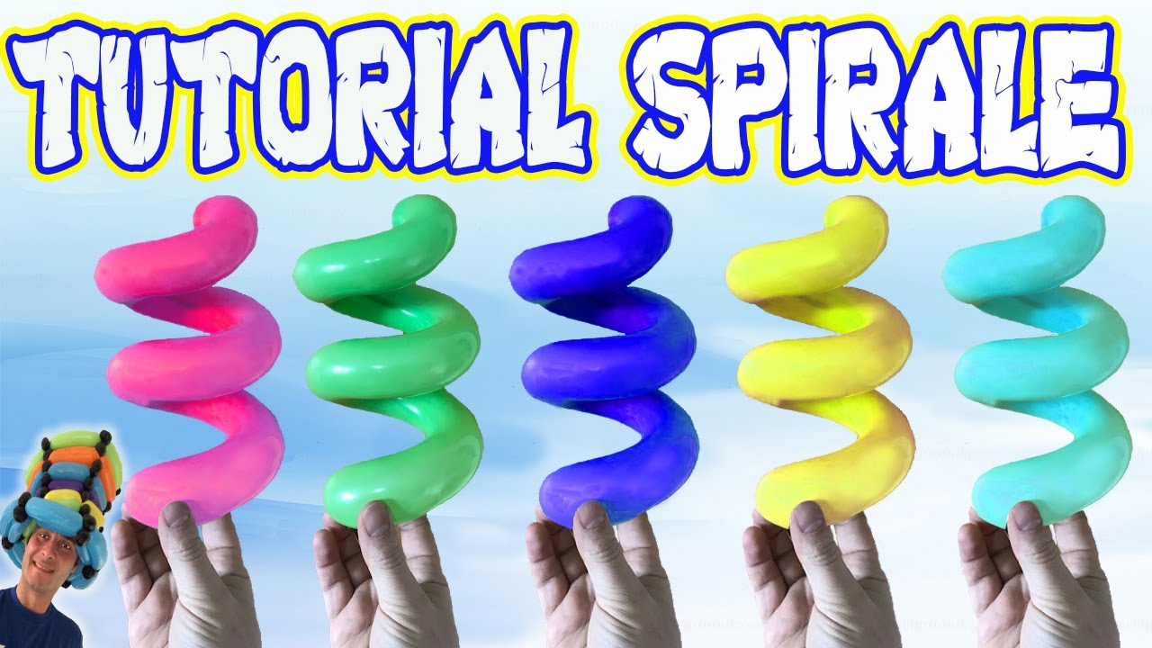 TUTORIAL 24 balloons modeled SPIRAL (TECHNICAL) 