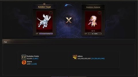 【LineageII】 - Server Chronos - Hero Humunculus Upgrade