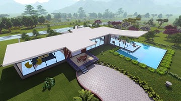 Modern House - 2 | 3D Walkthrough | Unity Interiors