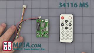 Stepper Motor controller with IR Remote MPJA.com 34116 MS